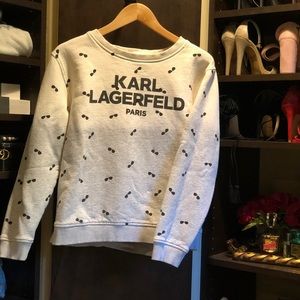 Karl Lagerfeld Paris Sunglass Sweatshirt
